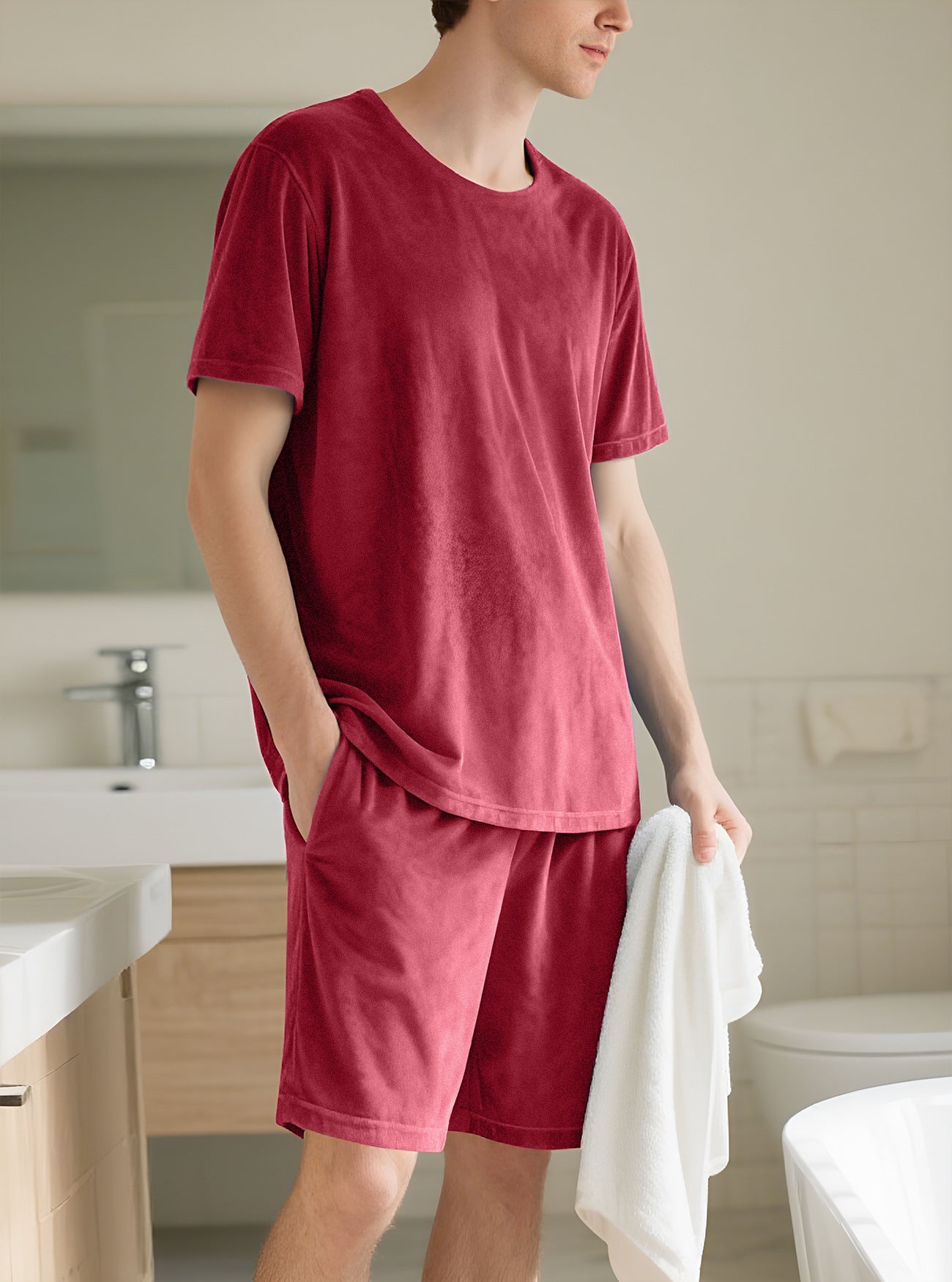 Men's Shirt & Shorts Set