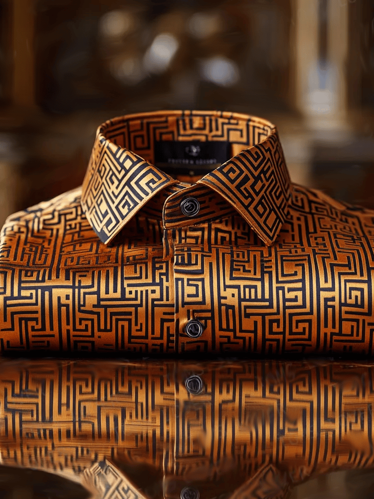 Men's Luxury Business Floral Print Shirt