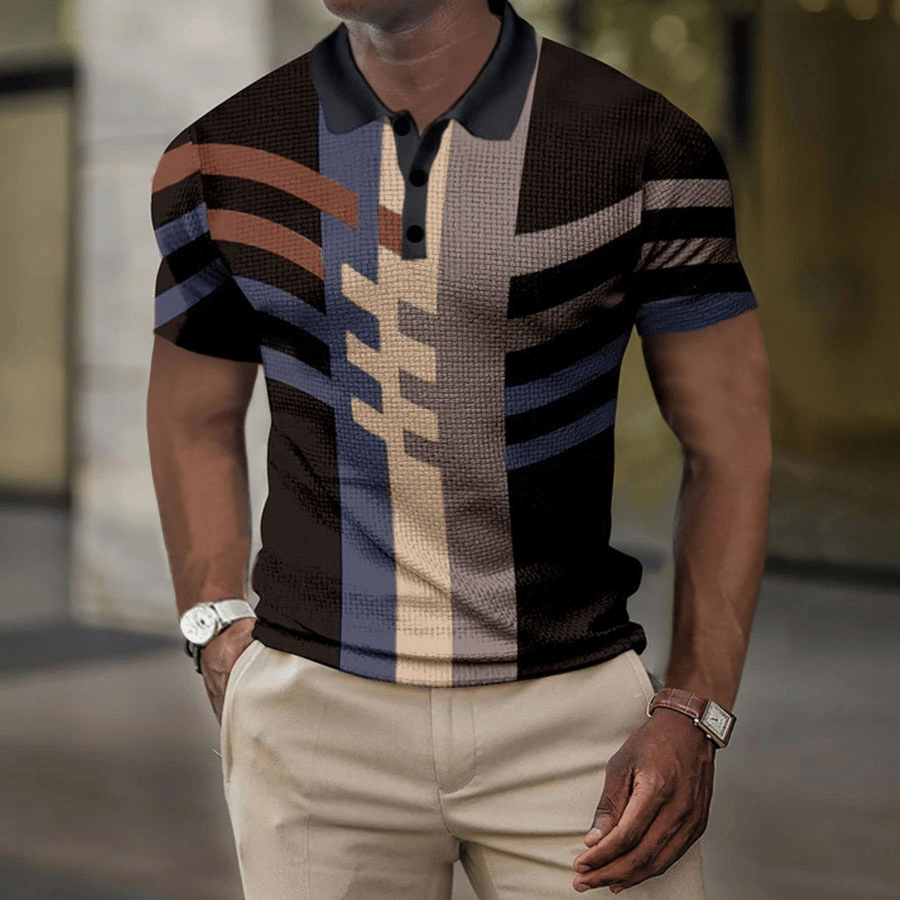 Men's Business Casual Polo Shirt