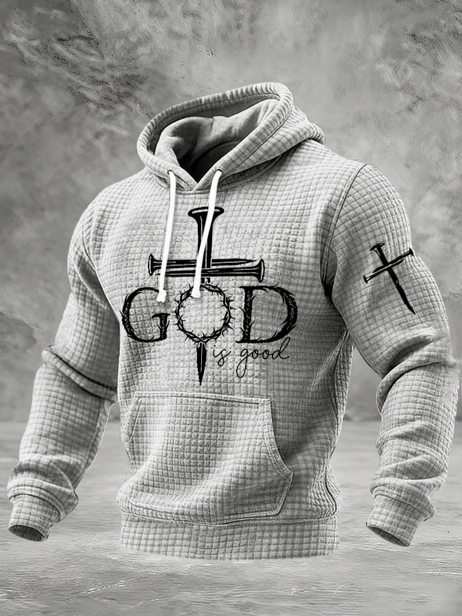 Men'S Casual Printed Hooded Sweatshirt-Fast Shipping