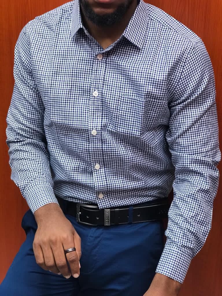 Men's Street Style Business Casual Printed Long Sleeve Shirt