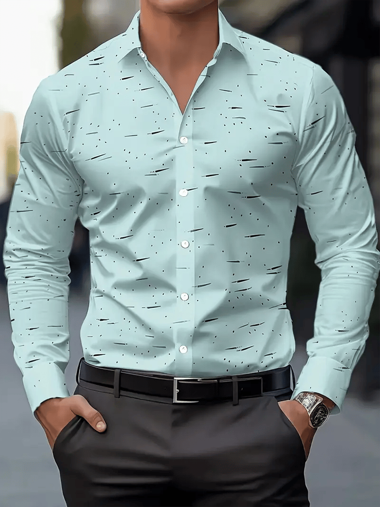 Men's Luxury Business Long Sleeve Shirt