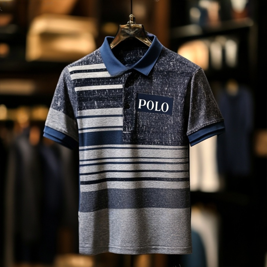 Luxury Business Casual Vacation Short Sleeve POLO Shirt