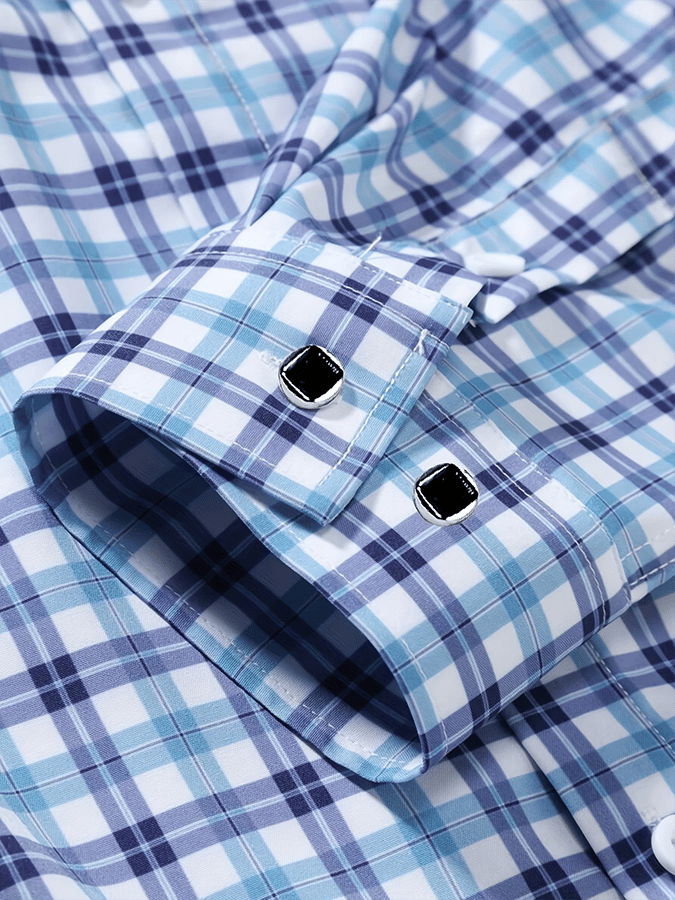 Men's Plaid Business Casual Shirt