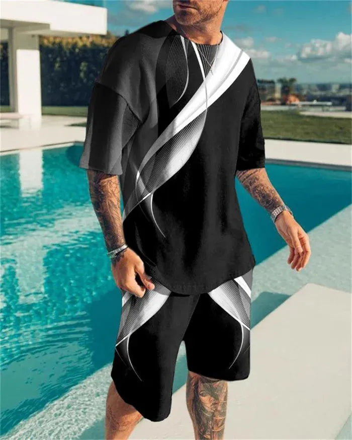 Oversized T-Shirt & Shorts Set