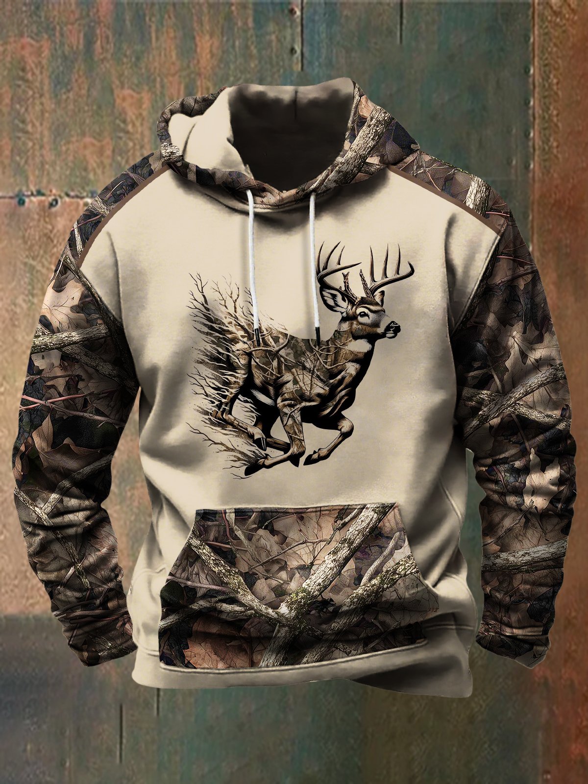 Men's Outdoor Camouflage Deer Hunting Hoodie