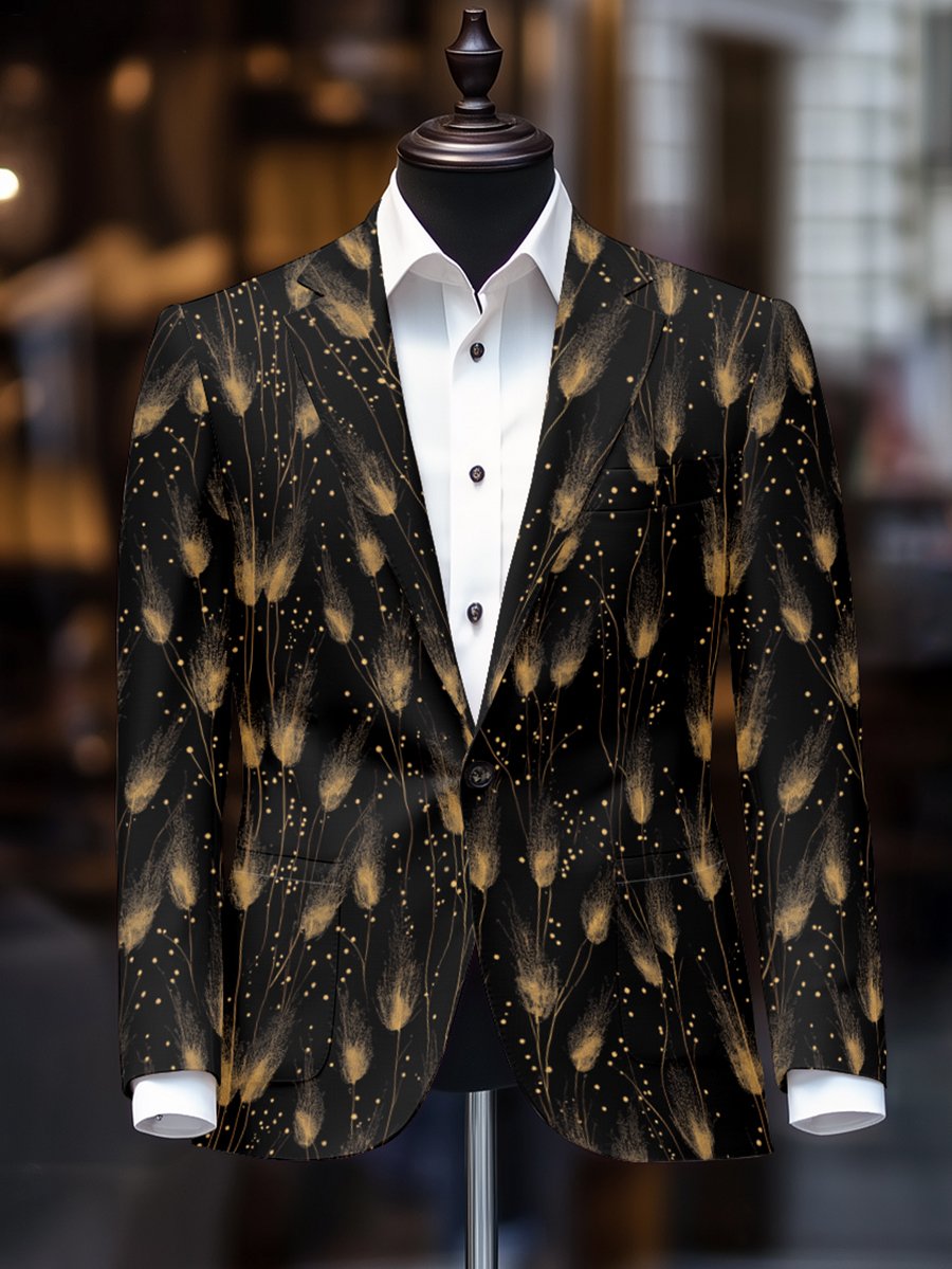 Men's Vintage Casual Paisley Blazer