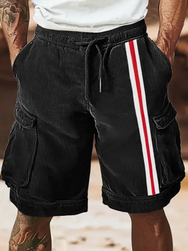 Men's Vintage Multi-Pocket Cargo Shorts