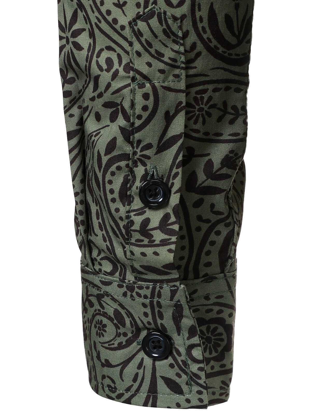 Men's Retro Paisley Cotton Breathable Long Sleeve Shirt