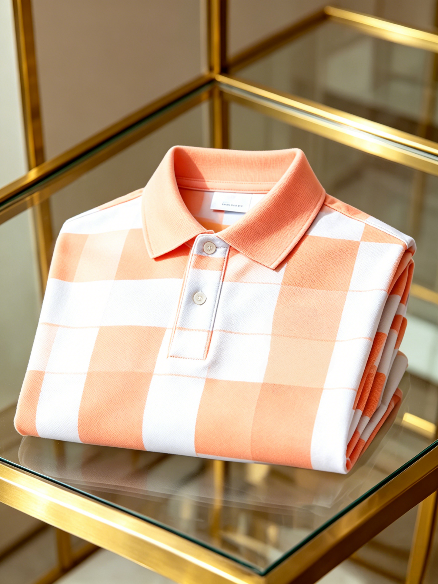 Men's Business Button-Down Short Sleeve Polo Shirt