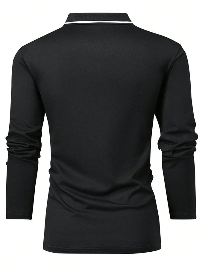 Men's Faith Printed Casual Polo Shirt