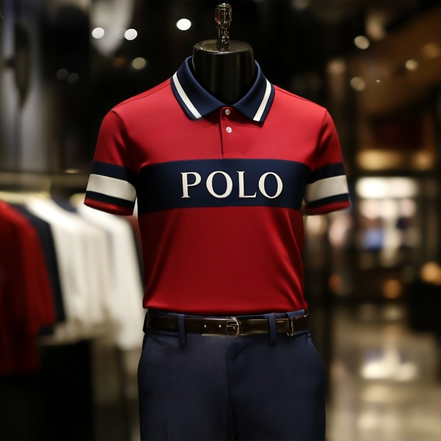 Luxury Business Casual Vacation Short Sleeve POLO Shirt
