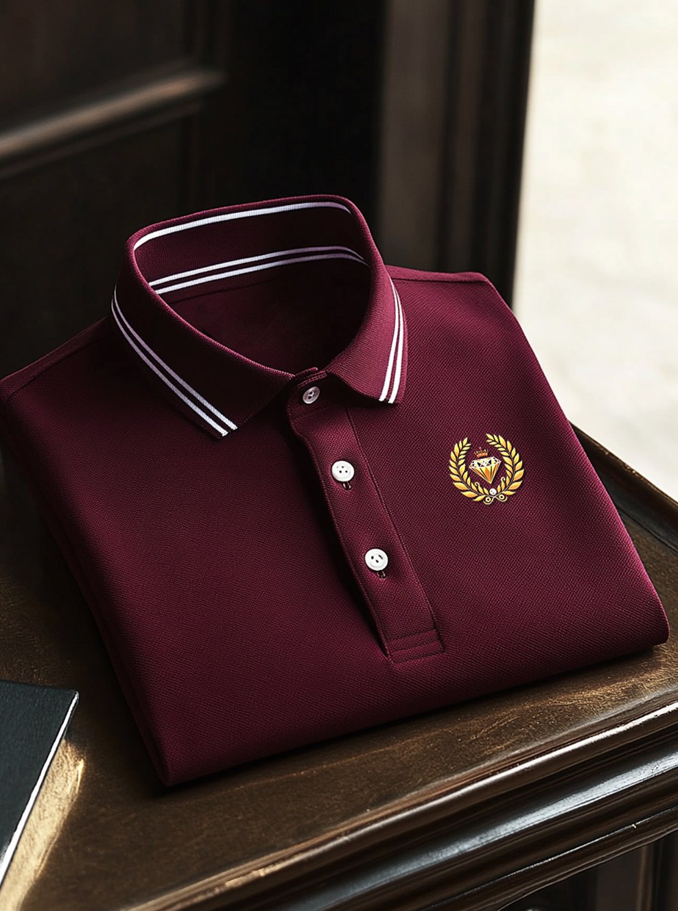 Men's Business Casual Button Short Sleeve Polo Shirt