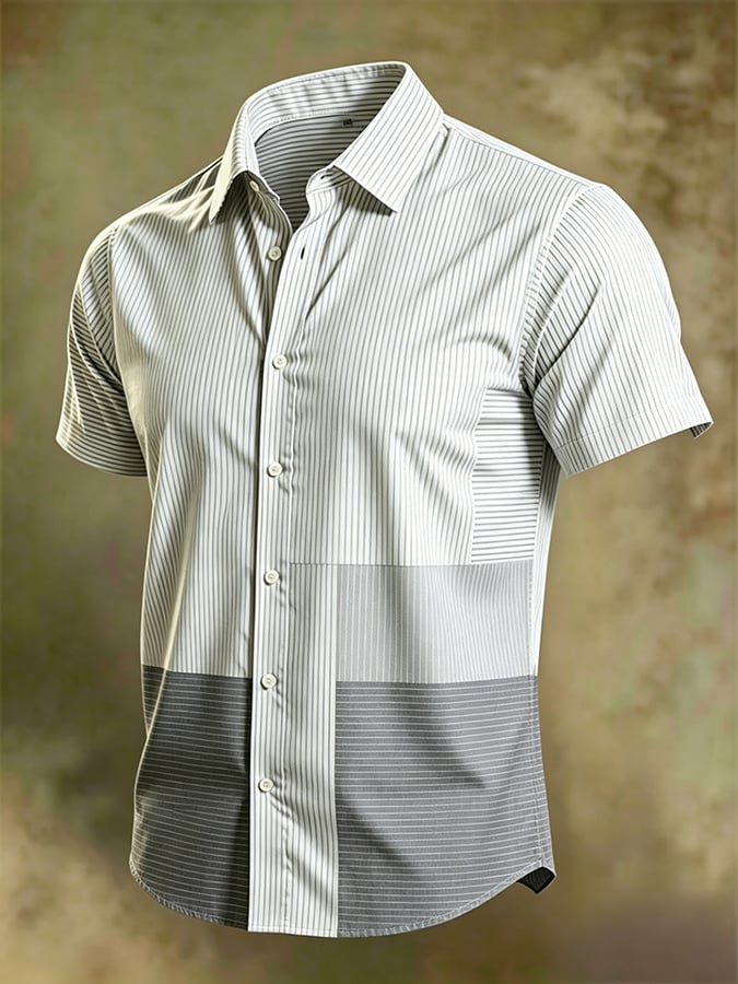 Men'S Short-Sleeve Business Shirt