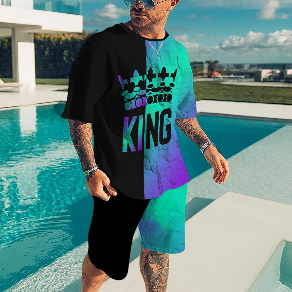 Oversized T-Shirt & Shorts Set