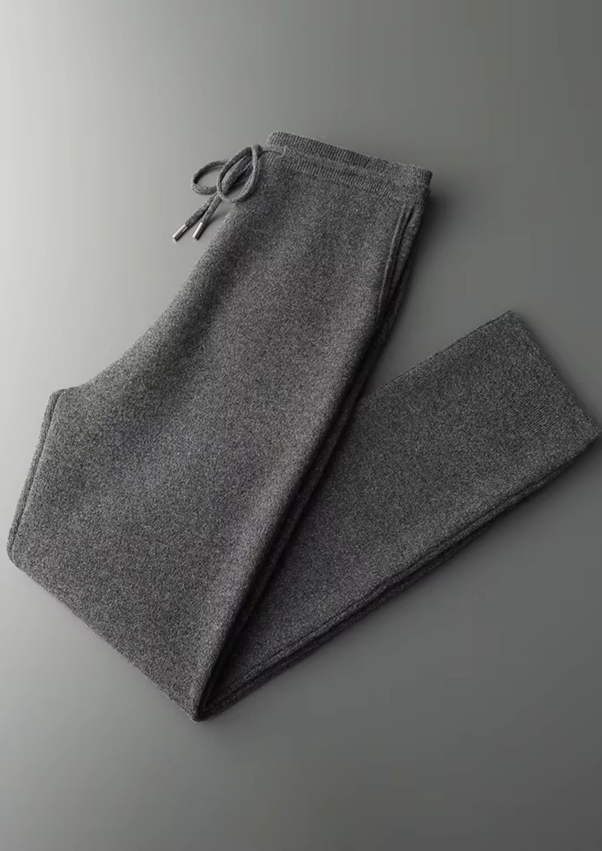 Pure Extra-Fine Merino Wool Dark Gray Arvo Set