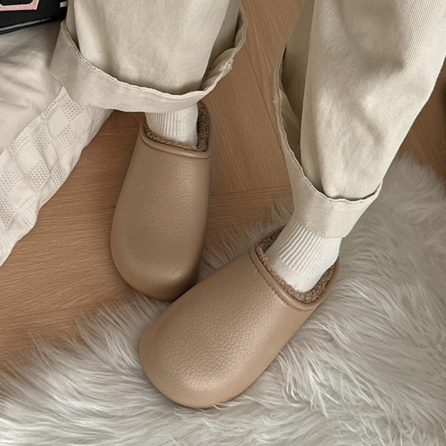 Indoor warm thick-soled EVA plush Birkenstock shoes