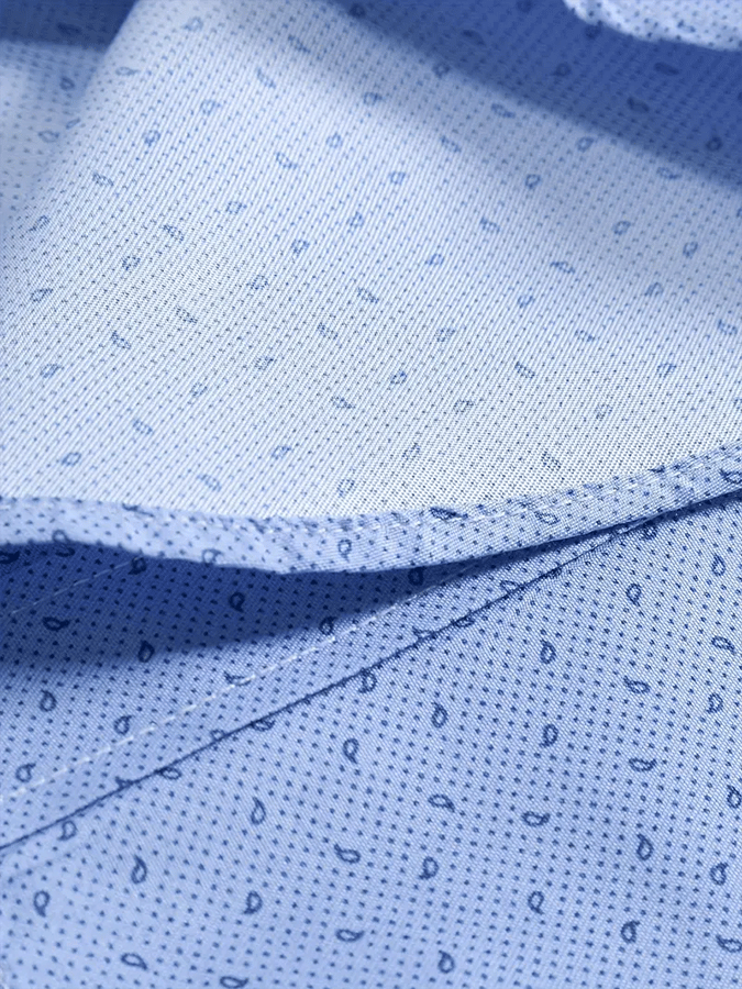 Men's Geometric Business Casual Shirt