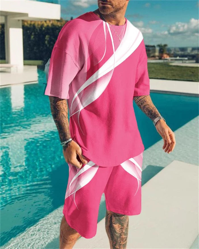Oversized T-Shirt & Shorts Set