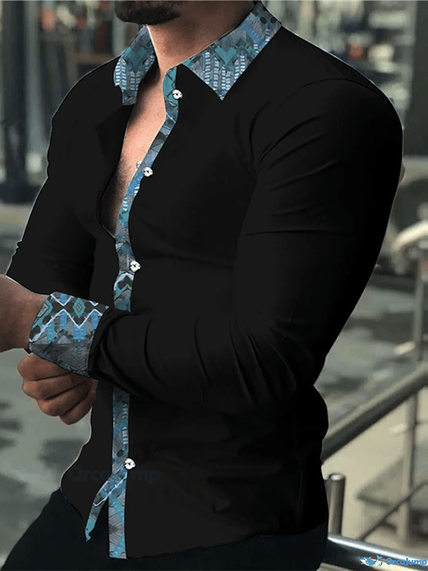 Men's Luxury Business Long Sleeve Shirt