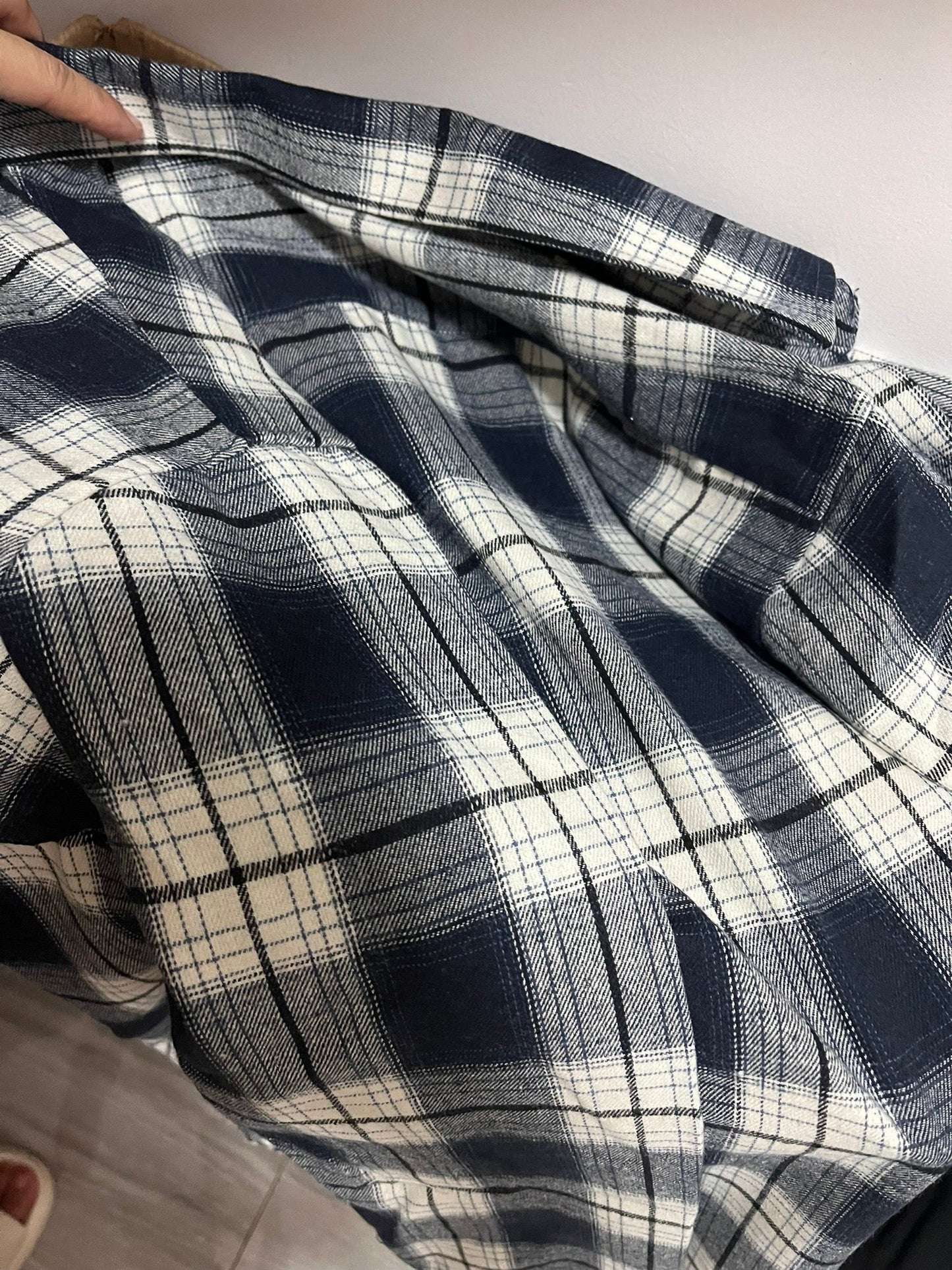 Men'S Retro Plaid Cotton Shirt