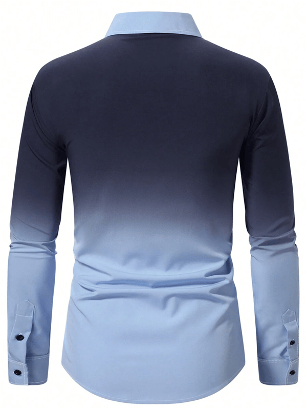 Men's Business Casual Long Sleeve Shirt