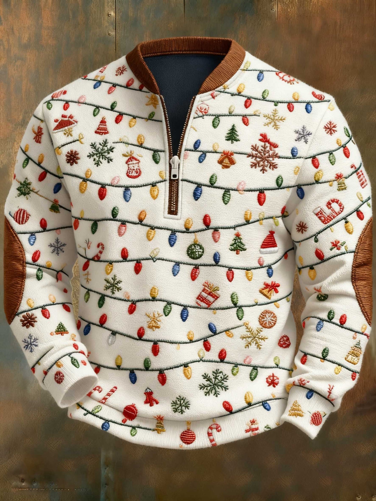 Men's Casual Christmas Print Sweatshirt