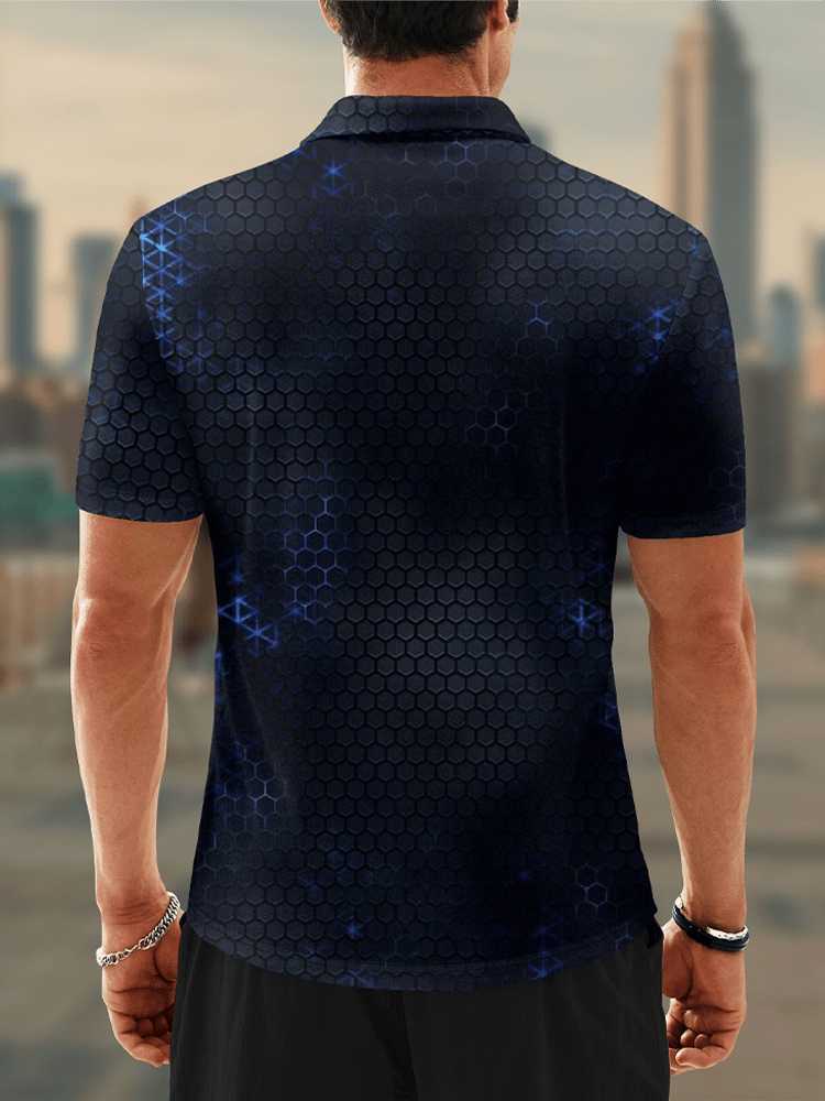 Moisture Wicking Chest Pocket Casual Polo