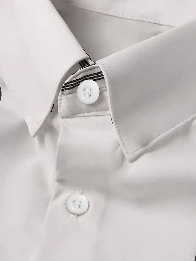 Men's Striped Business Casual Shirt