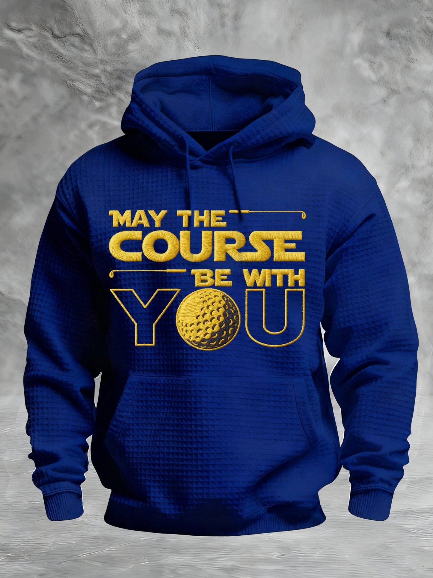 Men's Winter Golf Enthusiast Printed Hooded Top
