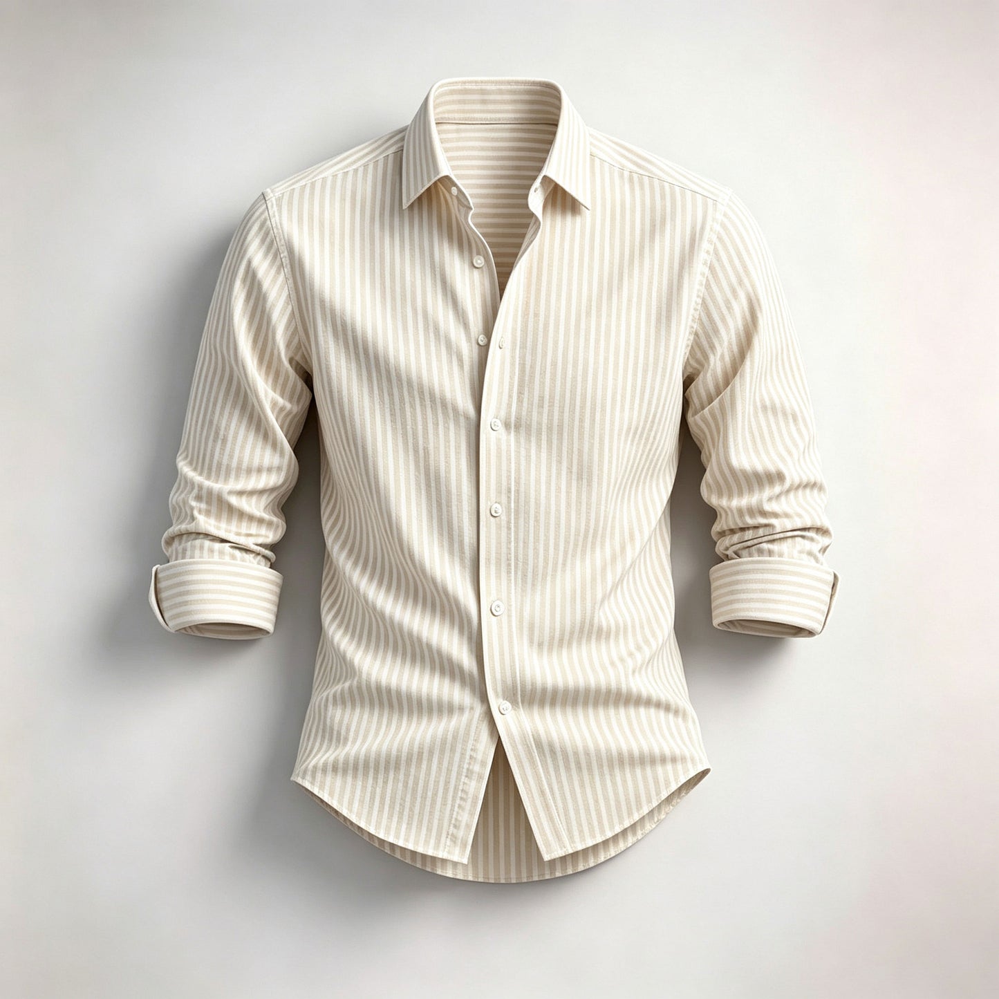 Men's Striped Long-Sleeve Shirt