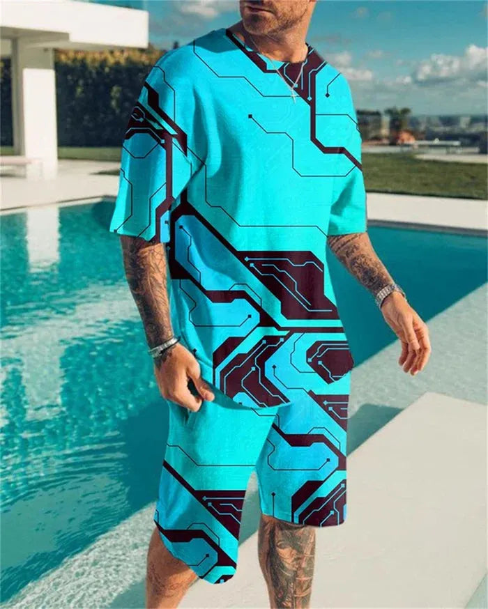 Oversized T-Shirt & Shorts Set