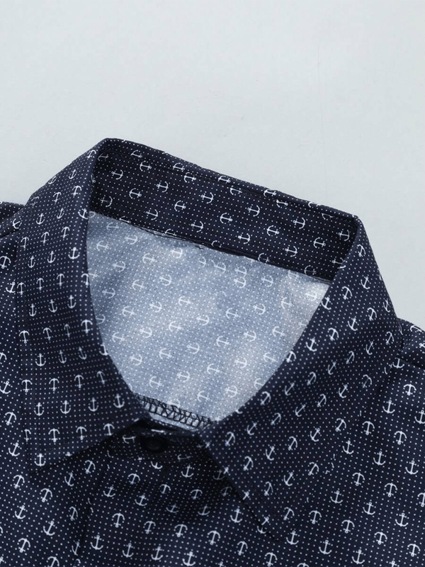 Men's Business Casual Short Sleeve Shirt