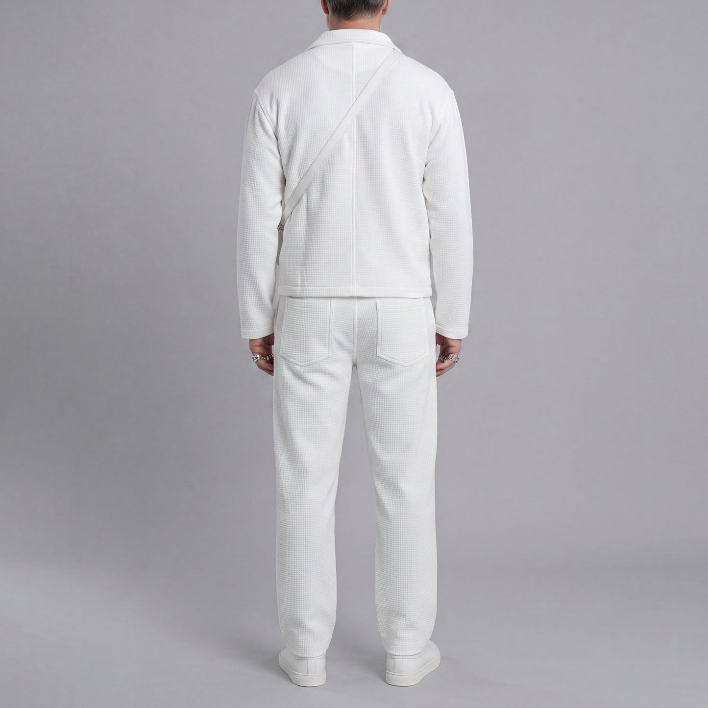 Men's Solid-Color Jacket Sets