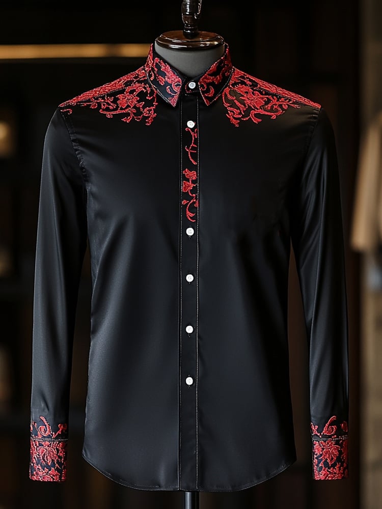 Men's Luxury Gorgeous Long Sleeve Shirt
