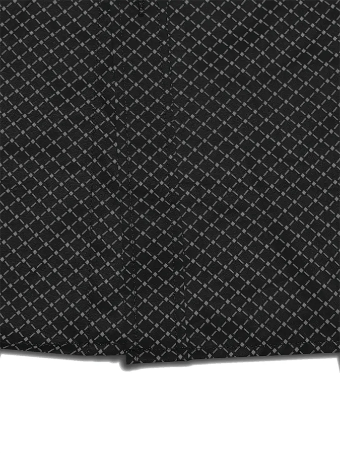 Men's Geometric Design Business Casual Shirt