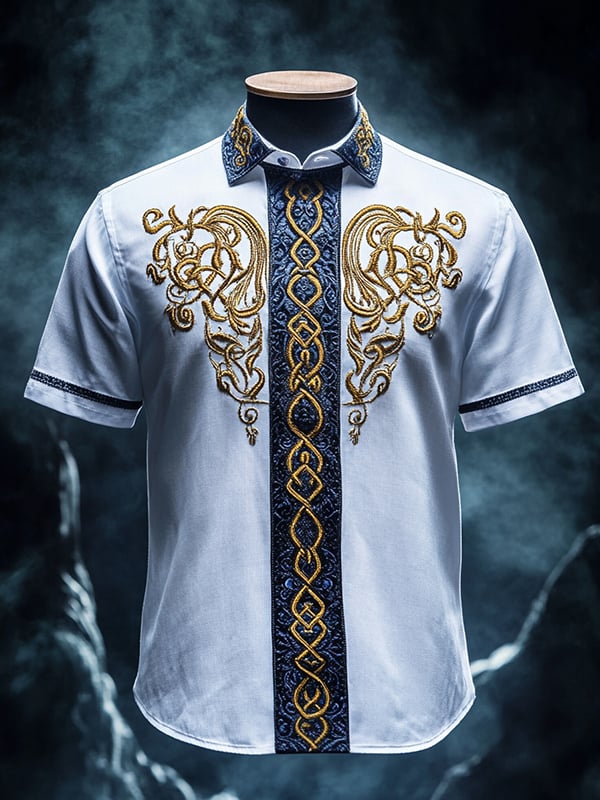 Men's Retro Gothic Light Shirt