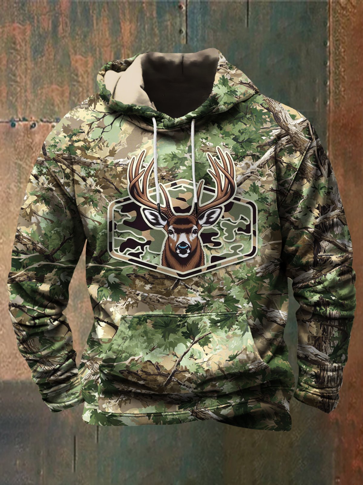 Men's Outdoor Camouflage Deer Hunting Hoodie