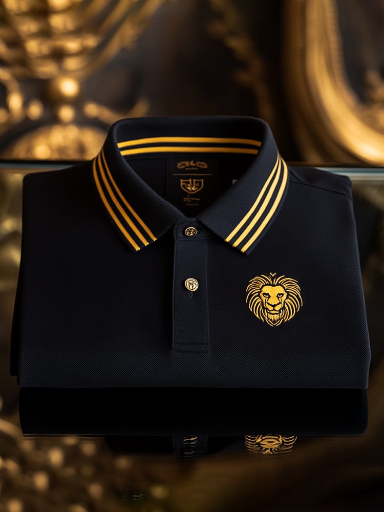 Men's Business Casual Button Short Sleeve Polo Shirt