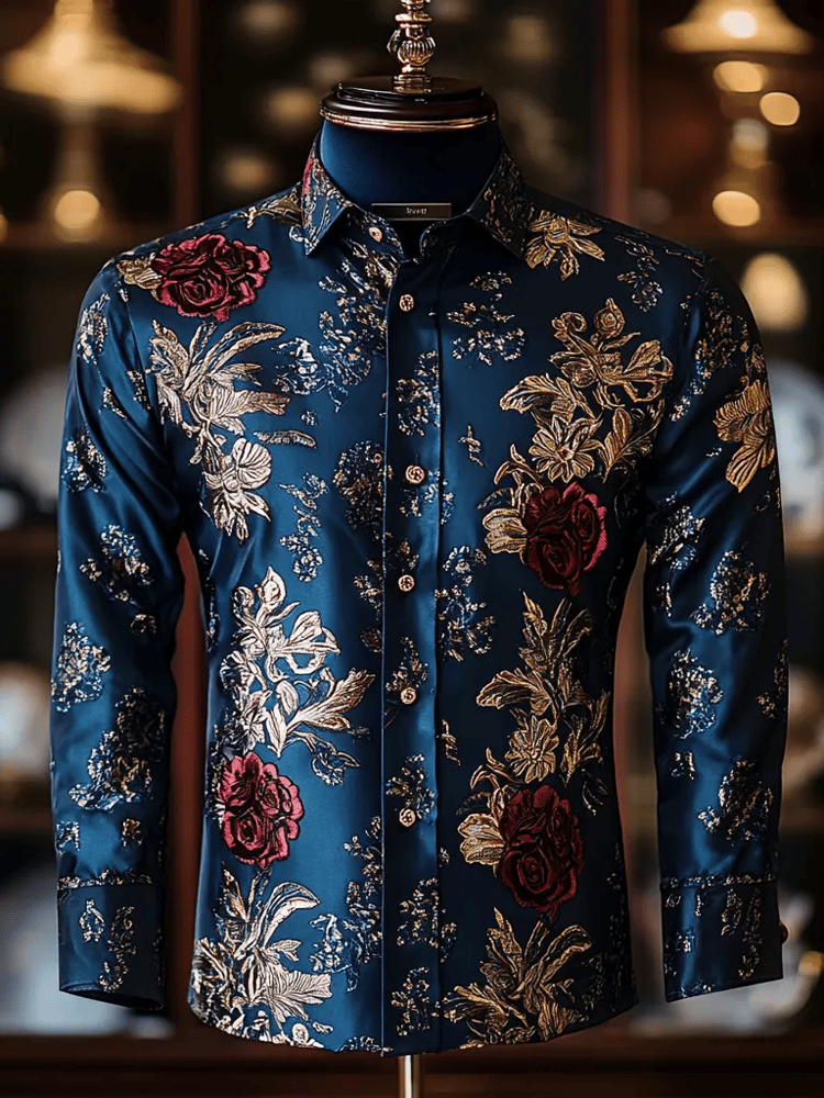 Men's Luxury Business Long Sleeve Shirt