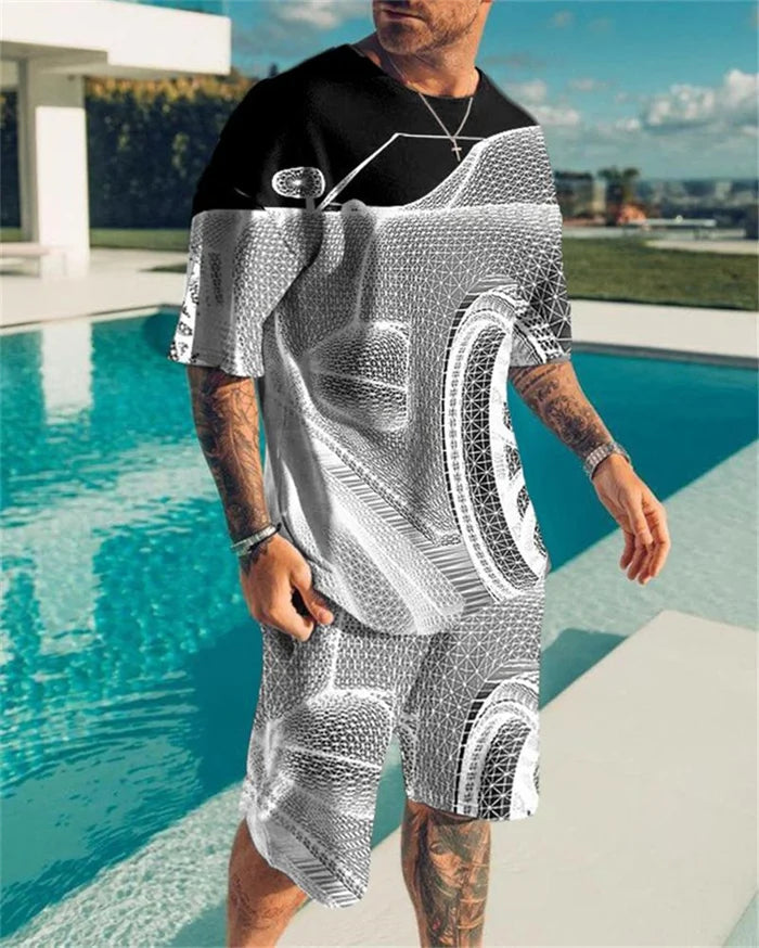 Oversized T-Shirt & Shorts Set