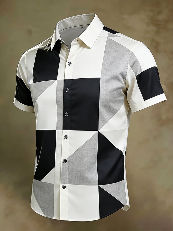 Men'S Short-Sleeve Business Shirt
