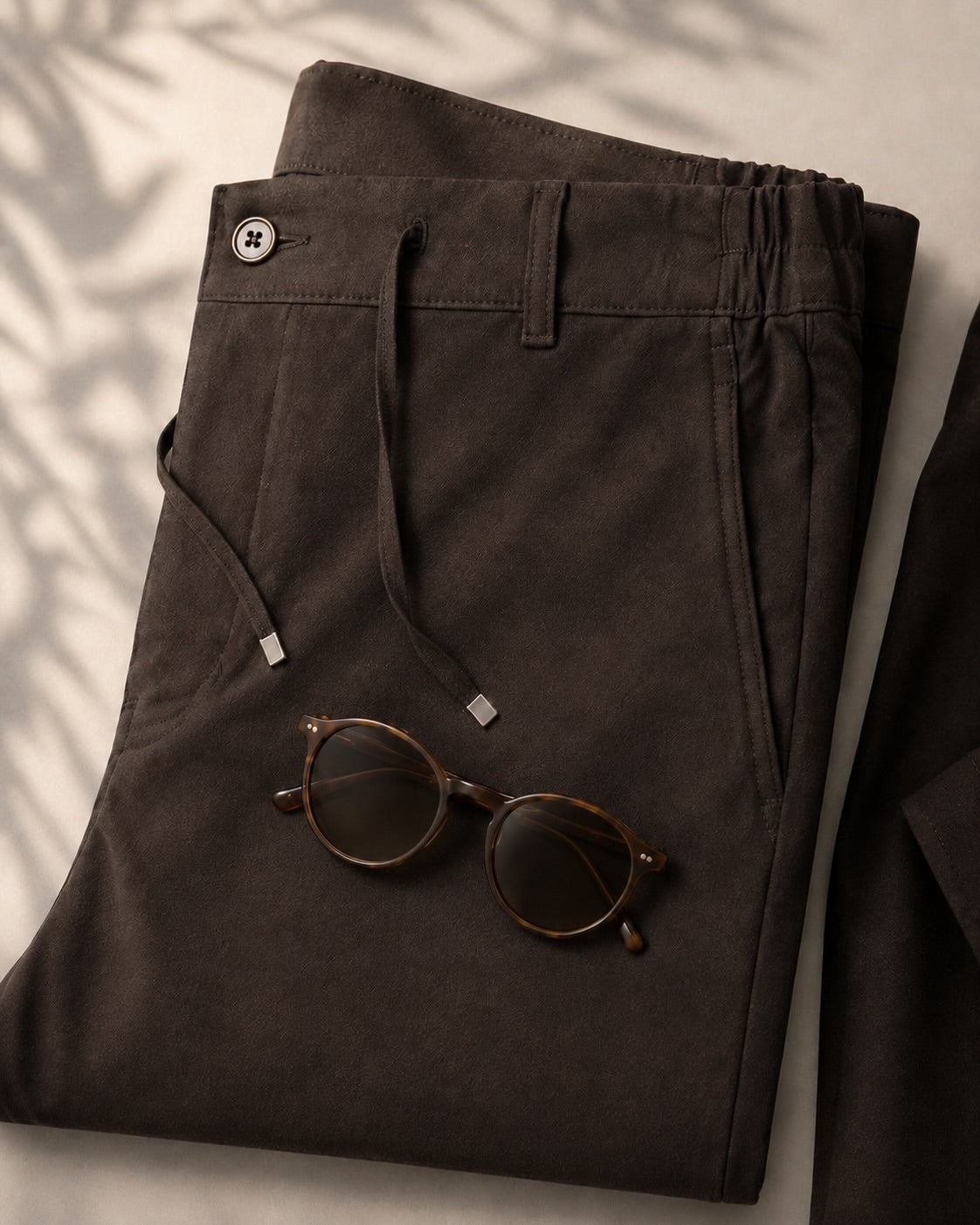 Dark Brown Utility Jacket Matching Set | Minimal Gentleman Style