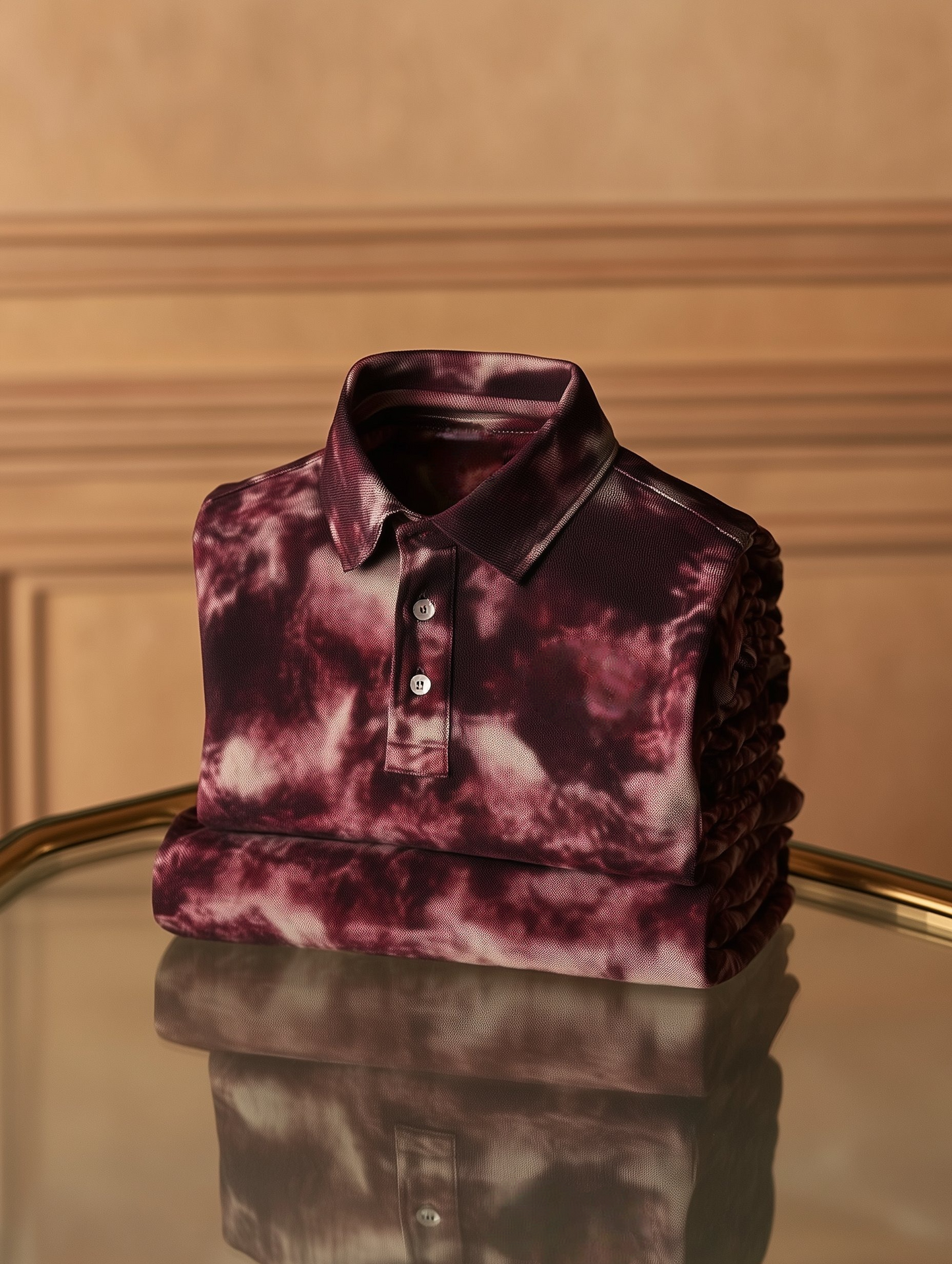 Men's Classic Business Old Money Button Short Sleeve Polo Shirt