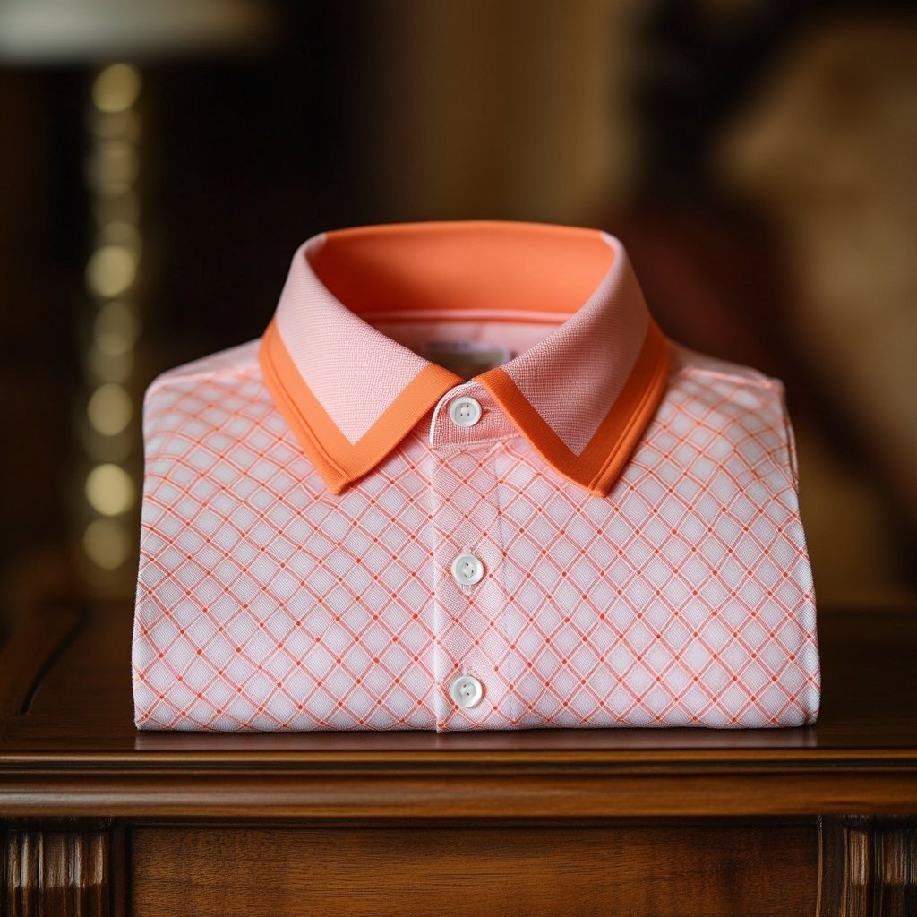 Men's Business Casual Embroidered Button Short Sleeve Polo Shirt