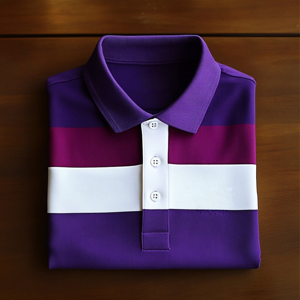 Men's Business Casual Embroidered Button Short Sleeve Polo Shirt