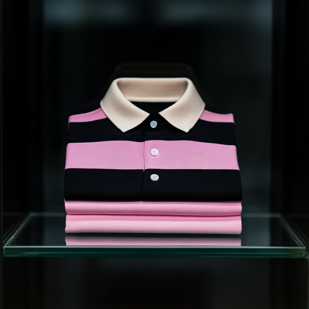 Men's Business Casual Embroidered Button Short Sleeve Polo Shirt