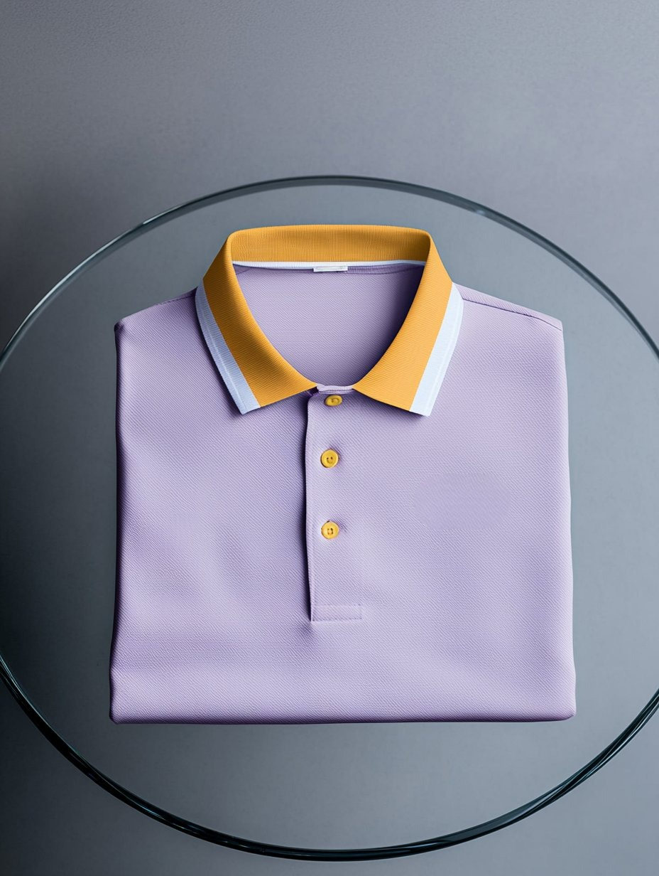 Men's Business Casual Embroidered Button Short Sleeve Polo Shirt