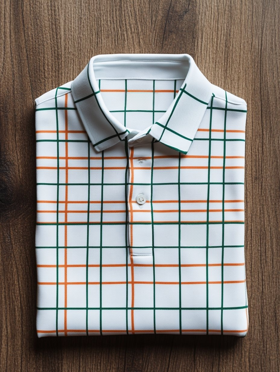 Men's Business Casual Button Short Sleeve Polo Shirt