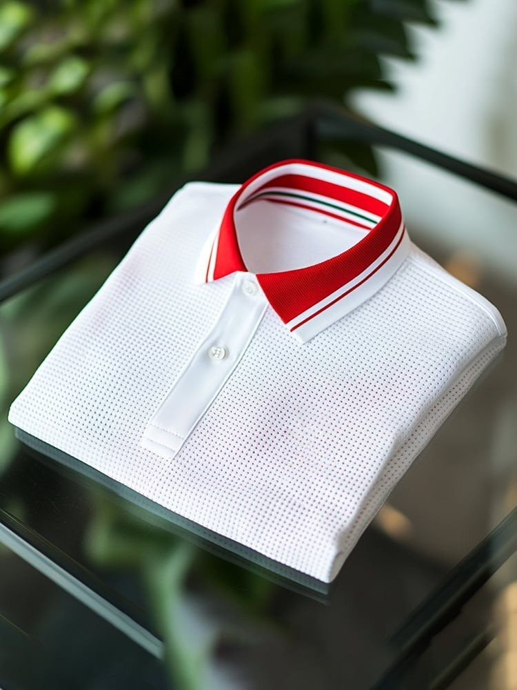 Men's Classic Business Button Short Sleeve Polo Shirt